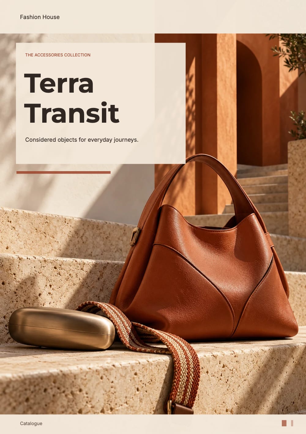 Cover of the Terra Transit fashion & accessories catalogue template