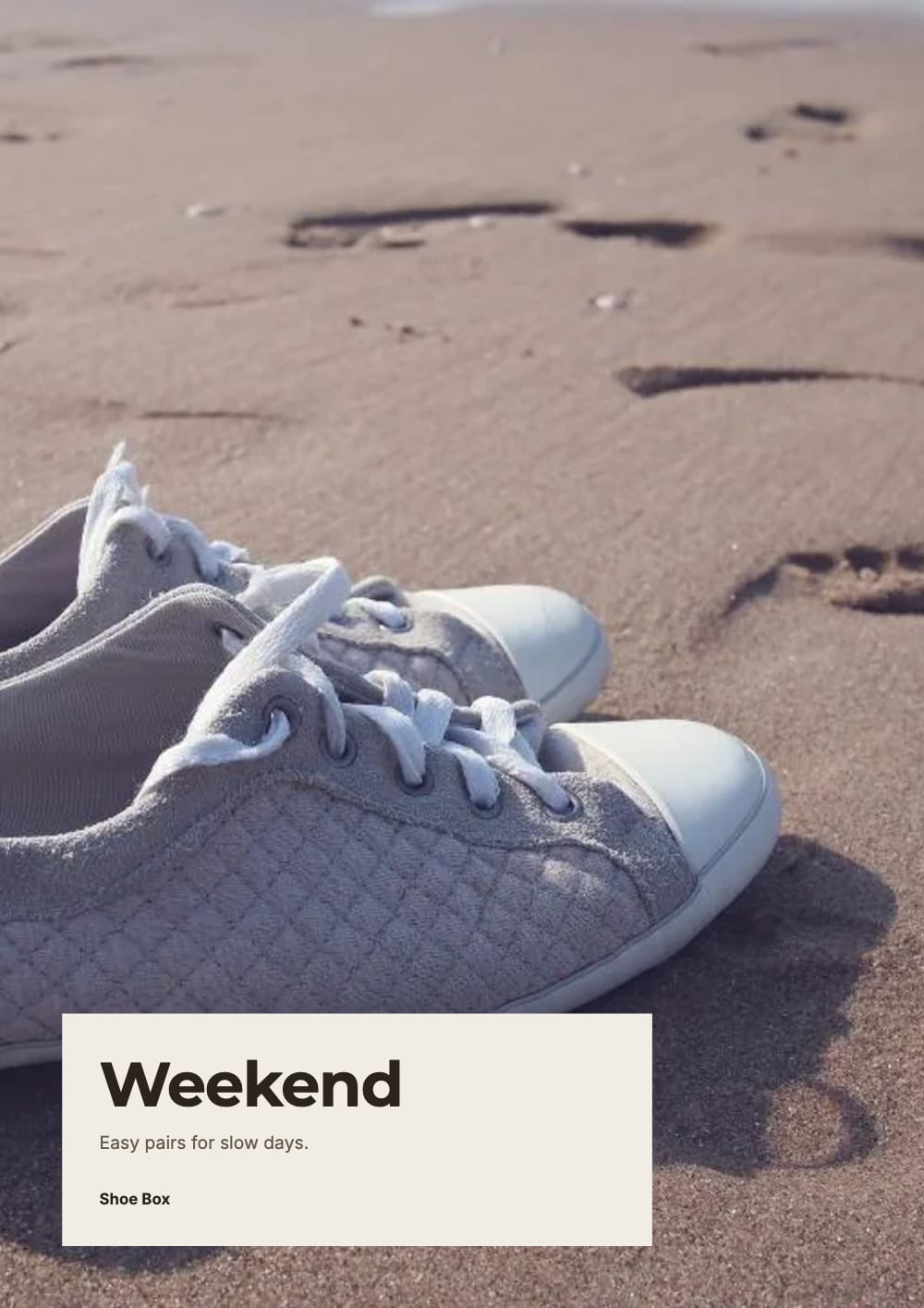 Cover of the Weekend footwear lookbook template
