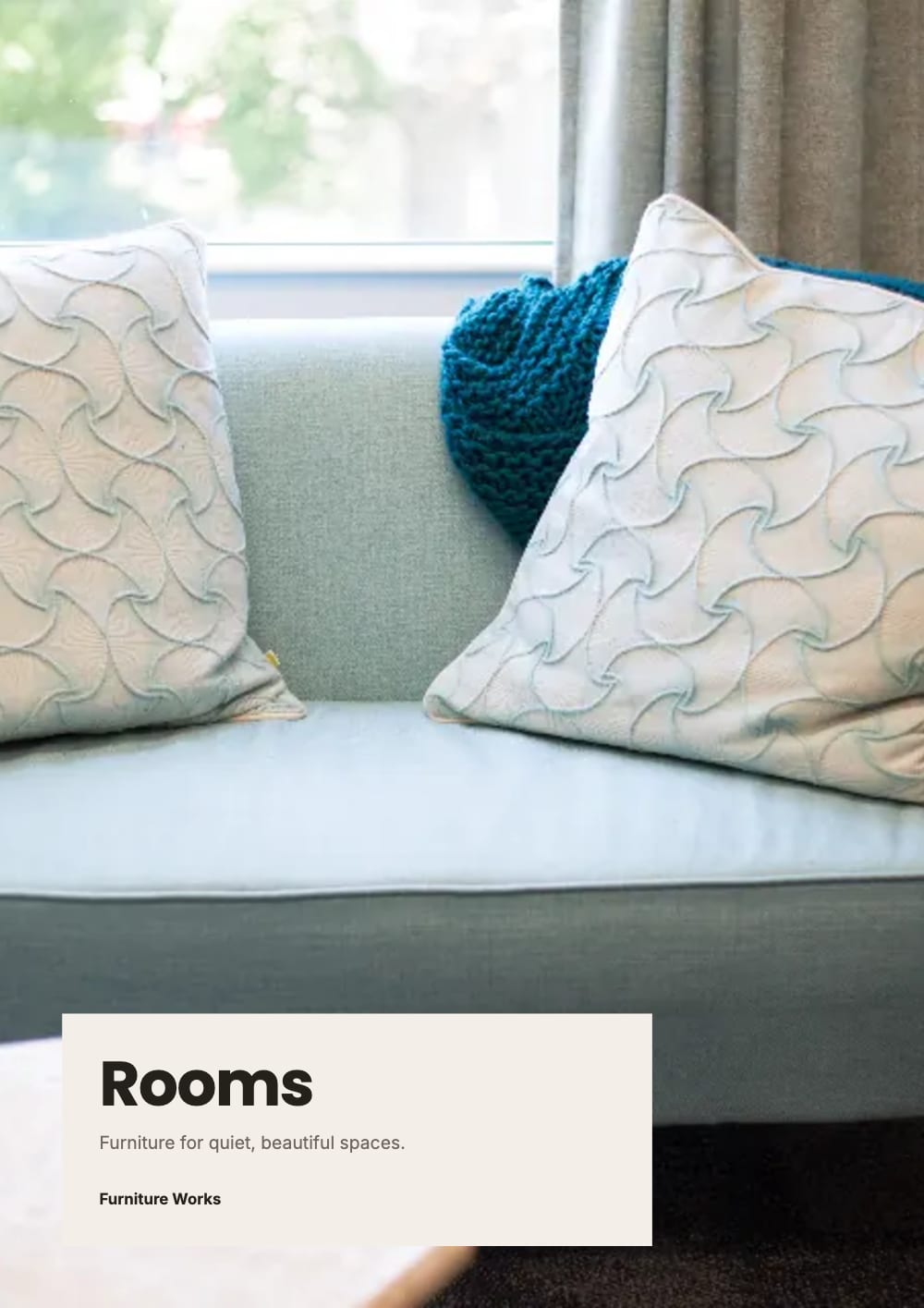 Cover of the Rooms furniture lookbook template