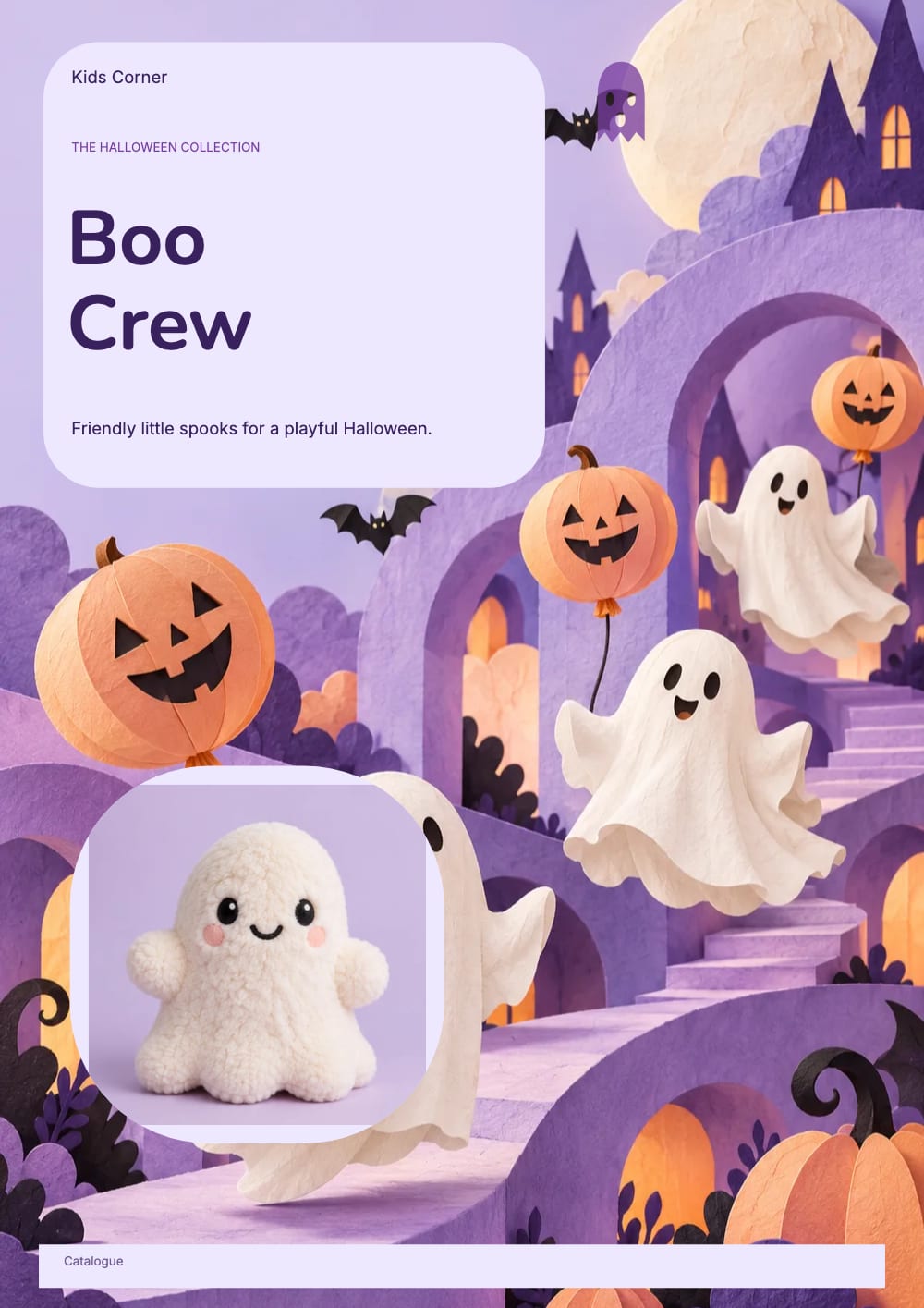Cover of the Boo Crew toys & baby catalogue template
