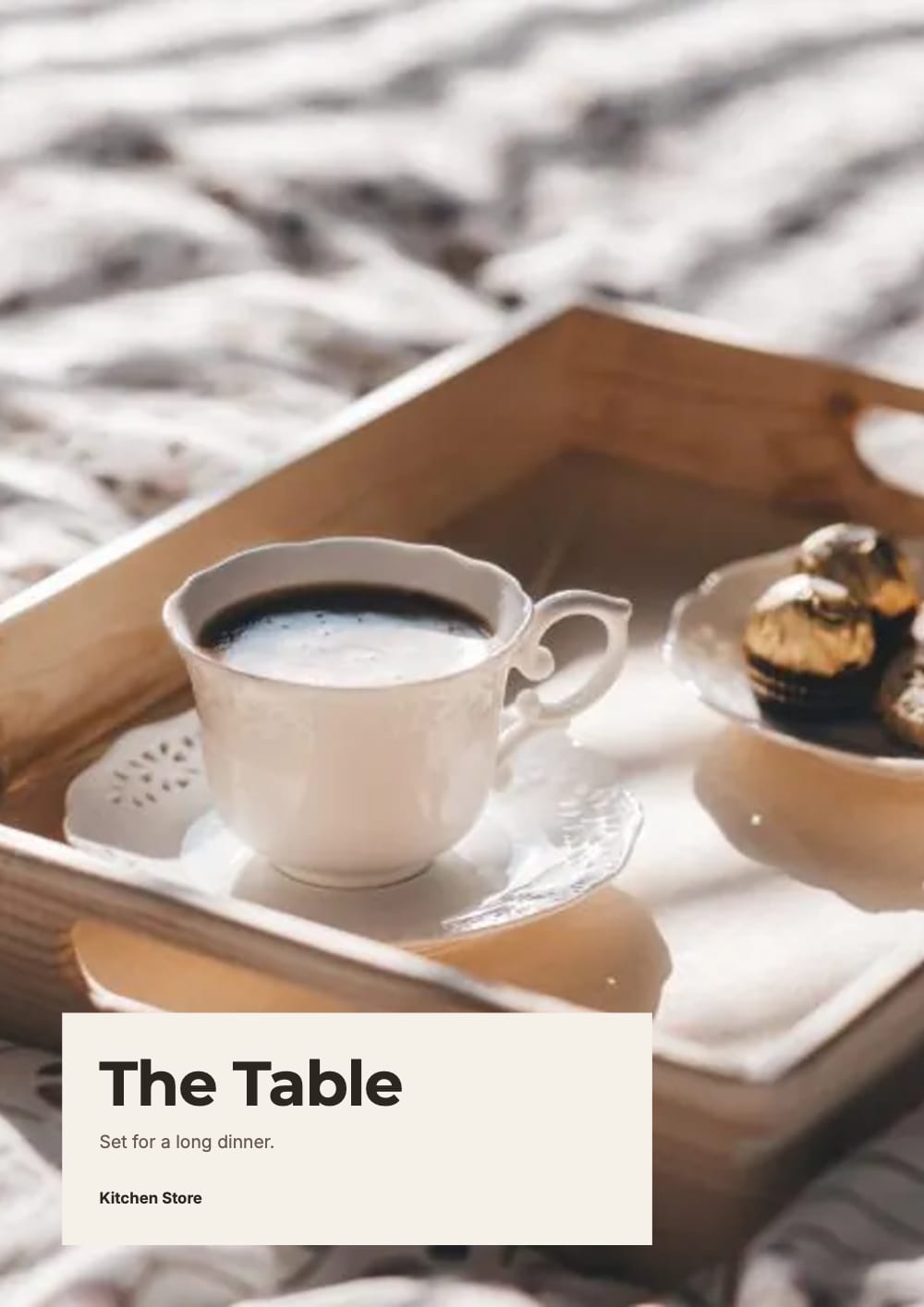 Cover of the Table Set kitchen & dining lookbook template