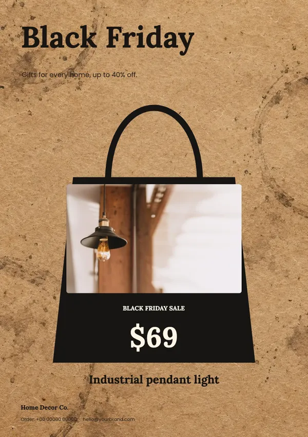 Page 7 of the Bag It home decor flyer template: flyer