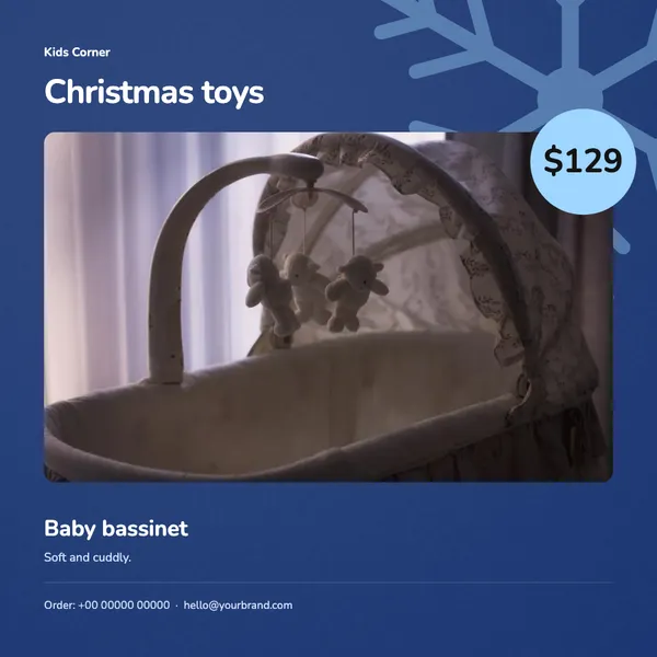 Page 6 of the Snow Day toys & baby flyer template: flyer
